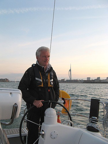 Roger Seymour from the Hamble School of Yachting, who led the cruise. Photo Barry Picktall, PPL Copyright © SW